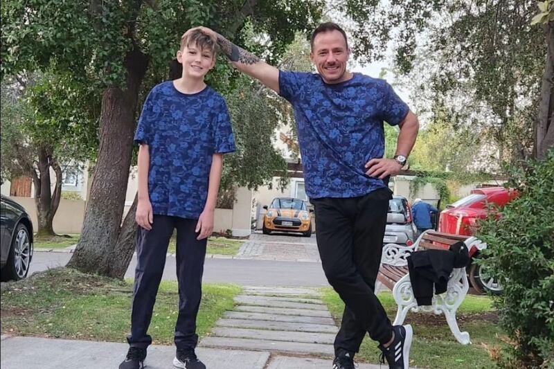 Gonzalo Egas compartió lo grande que está su hijo.