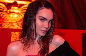 Belinda reaparece con el “hijo” adoptivo que tenía con Christian Nodal