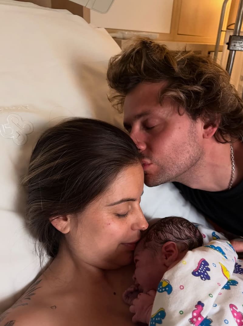 El animador y la odontóloga se convirtieron en padres.