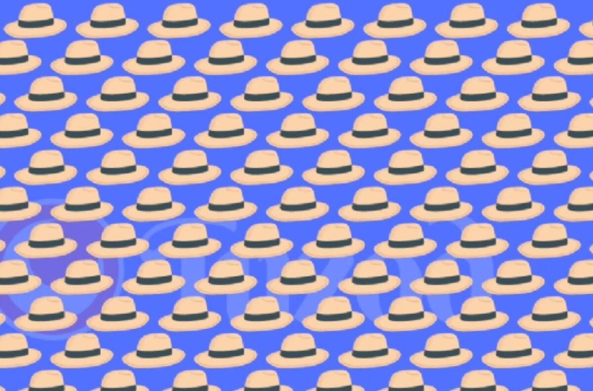 Test visual: Encuentra el sombrero diferente en la imagen en el menor tiempo posible