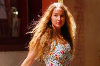 Jennifer Lawrence luce espectacular en salida a cenar junto con su esposo