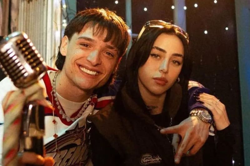 Nicki Nicole y Peso Pluma grabaron juntos el remix de "Por las noches". Créditos: Instagram