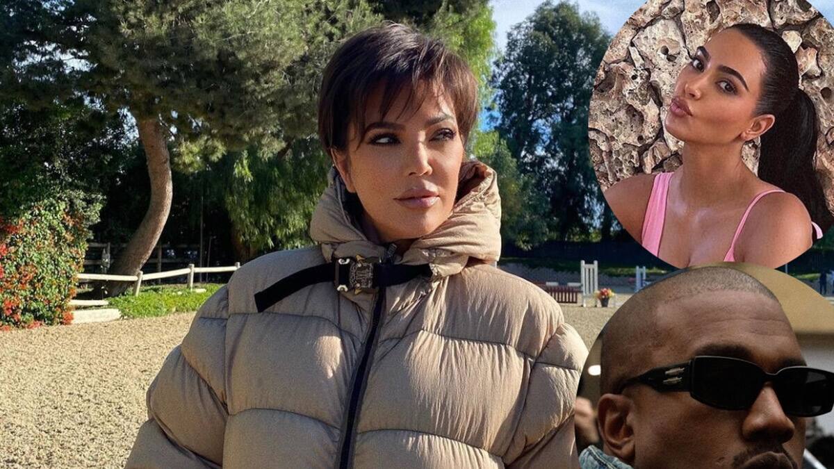 Kris Jenner está intentando hacer la paz entre Kanye West y Kim Kardashian