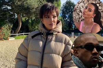 Kris Jenner está intentando hacer la paz entre Kanye West y Kim Kardashian
