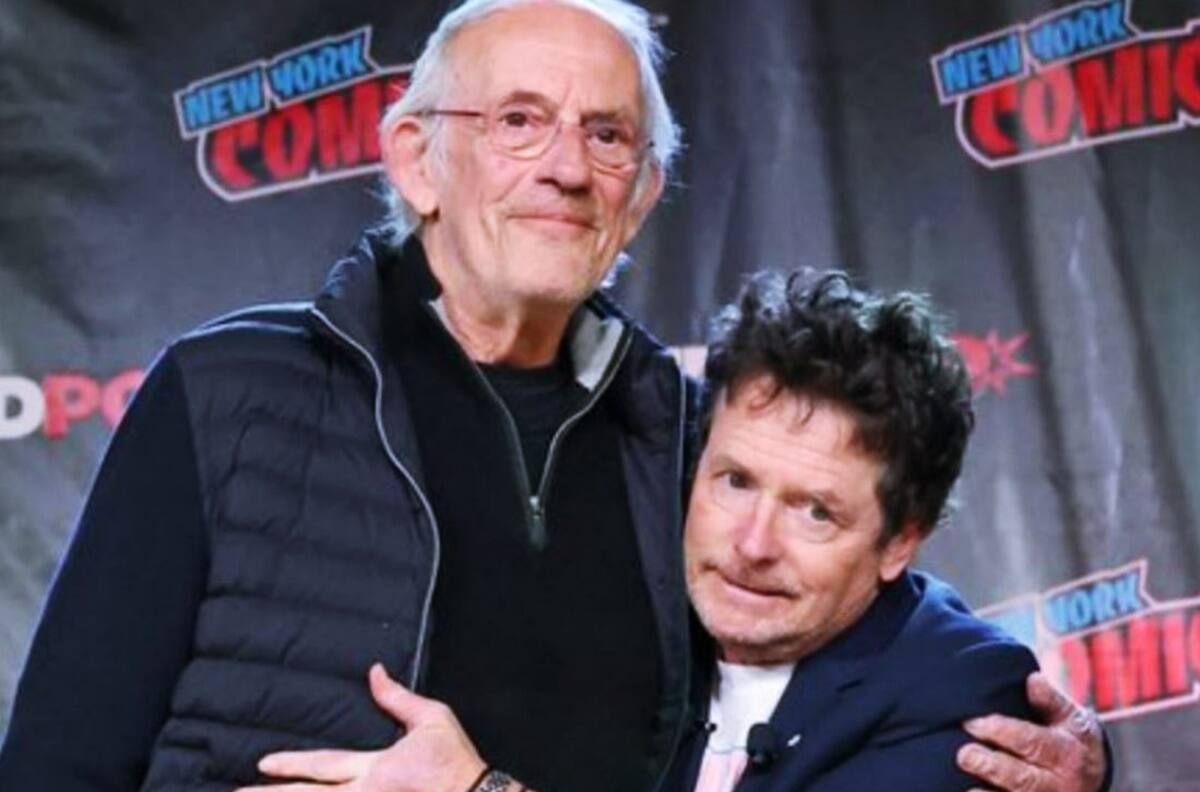 VIDEO: Michael J. Fox y Christopher Lloyd viven un emotivo reencuentro en Nueva York