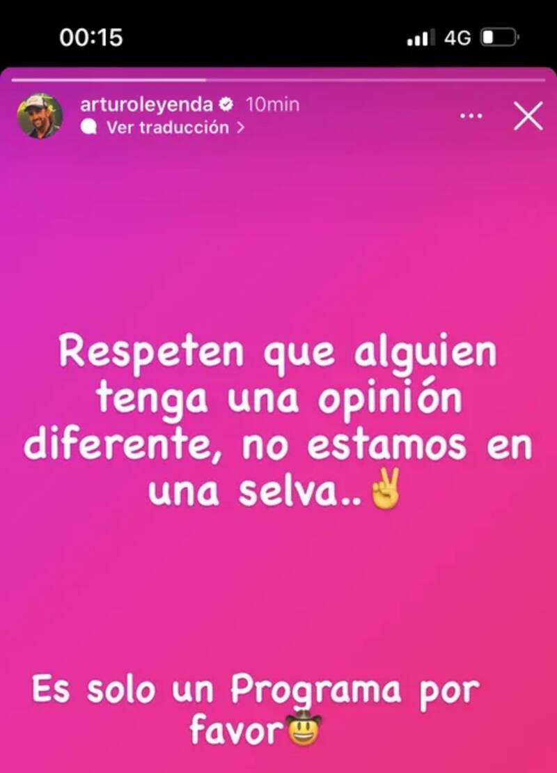 Longton se defiende de las críticas en “Gran Hermano” Chile