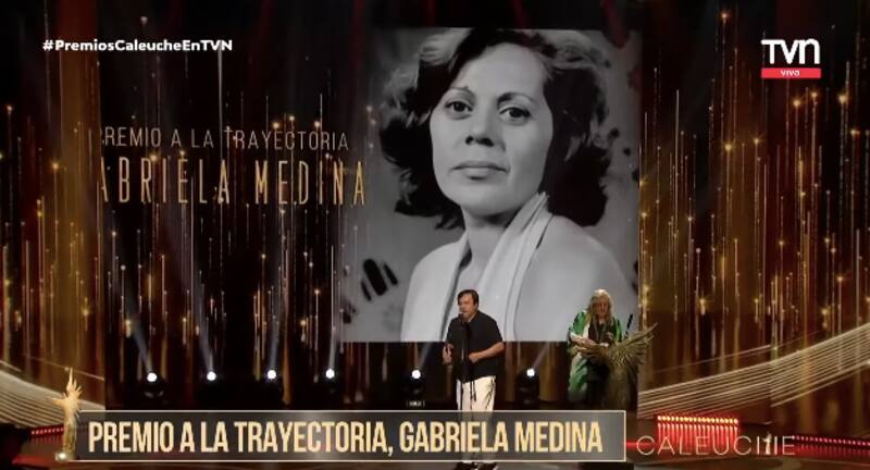 Gabriela Medina recibió el premios a la Trayectoria.
