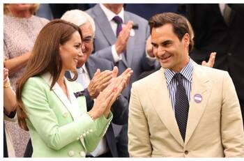 La vez que Kate Middleton rompió el protocolo real con Roger Federer