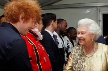 Ed Sheeran quiso ser músico al ver a Eric Clapton en el Jubileo de Oro: ayer fue su segundo jubileo