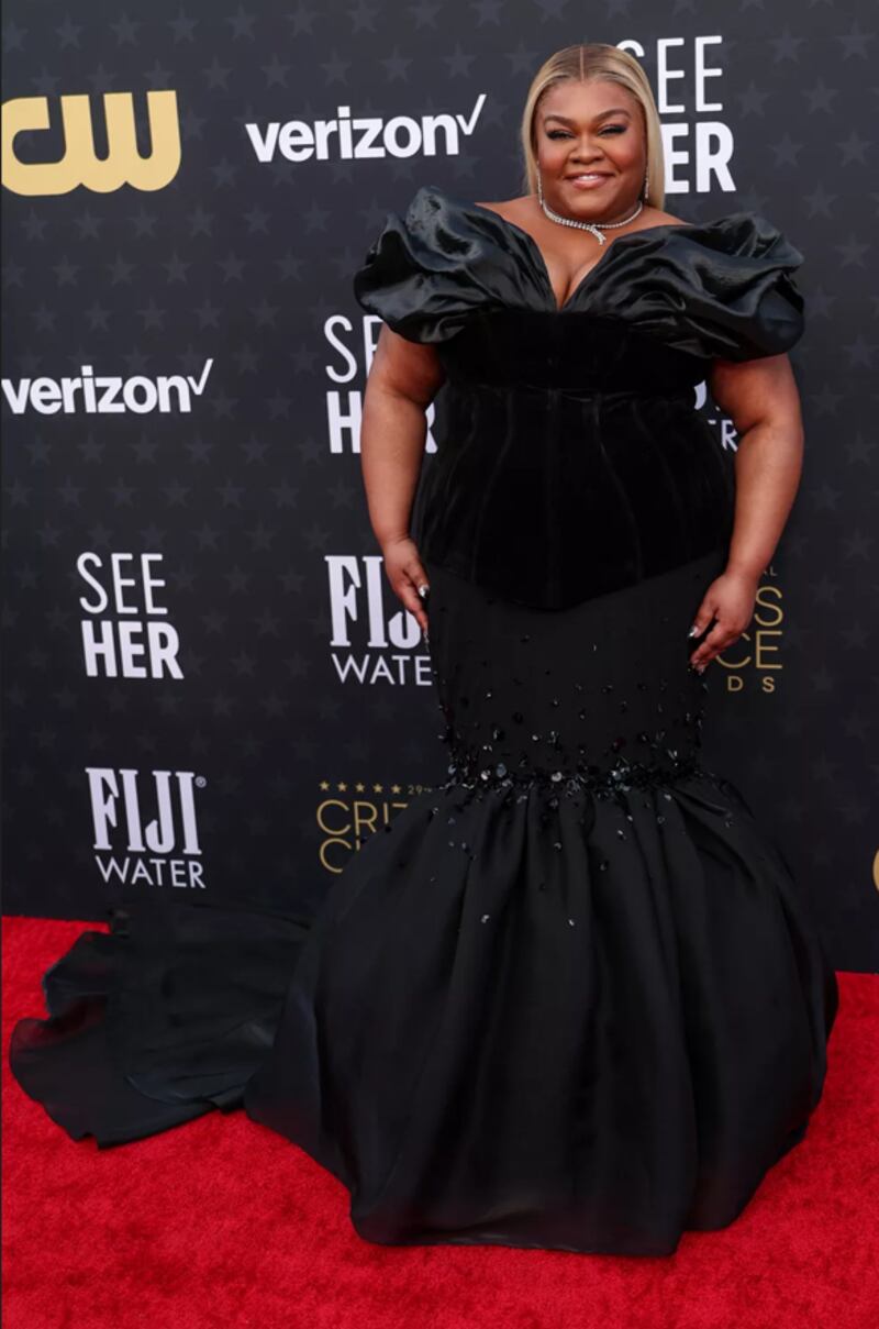 El look de Da'Vine Joy Randolph en los Critic’s Choice Awards 2024