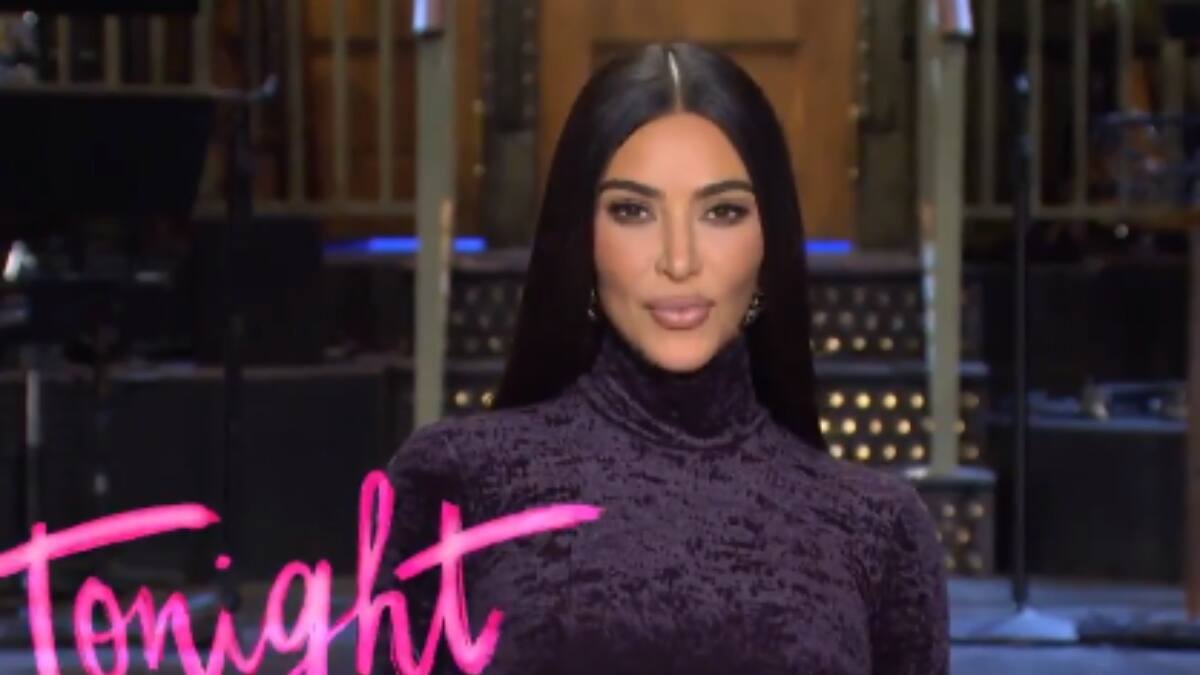 Así se preparó Kim Kardashian para su debut en "Saturday Night Live"
