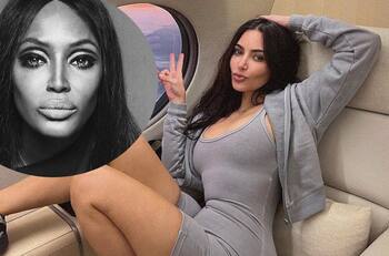 Naomi Campbell destruye a Kim Kardashian por supuesta "apropiación cultural" en portada de "Vogue"