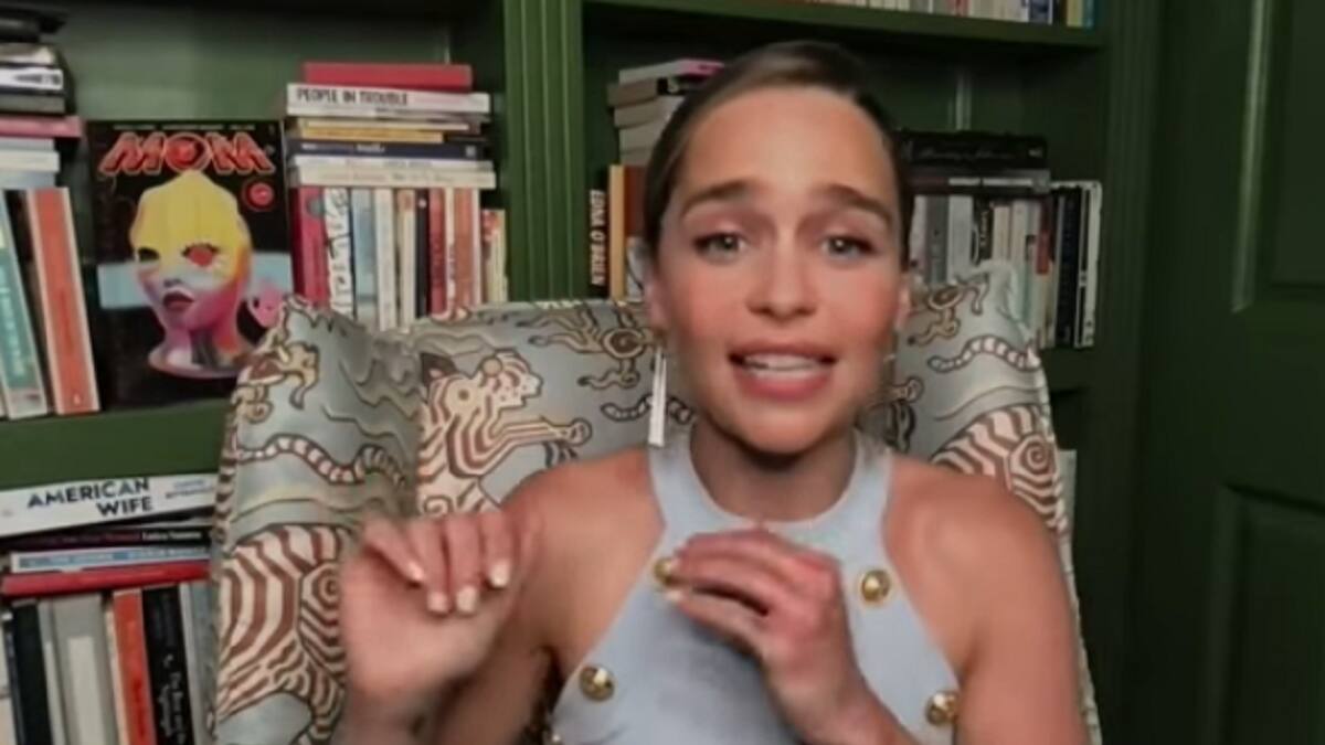 Emilia Clarke reveló que lloraba durante escenas íntimas con Jason Momoa en “Game Of Thrones”