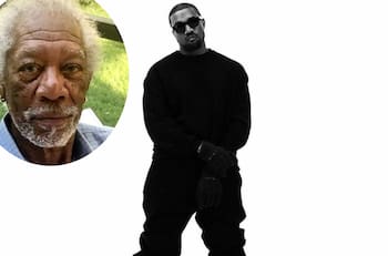 Kanye West es criticado por la forma como rima "Morgan Freeman" en canción de "Donda 2"