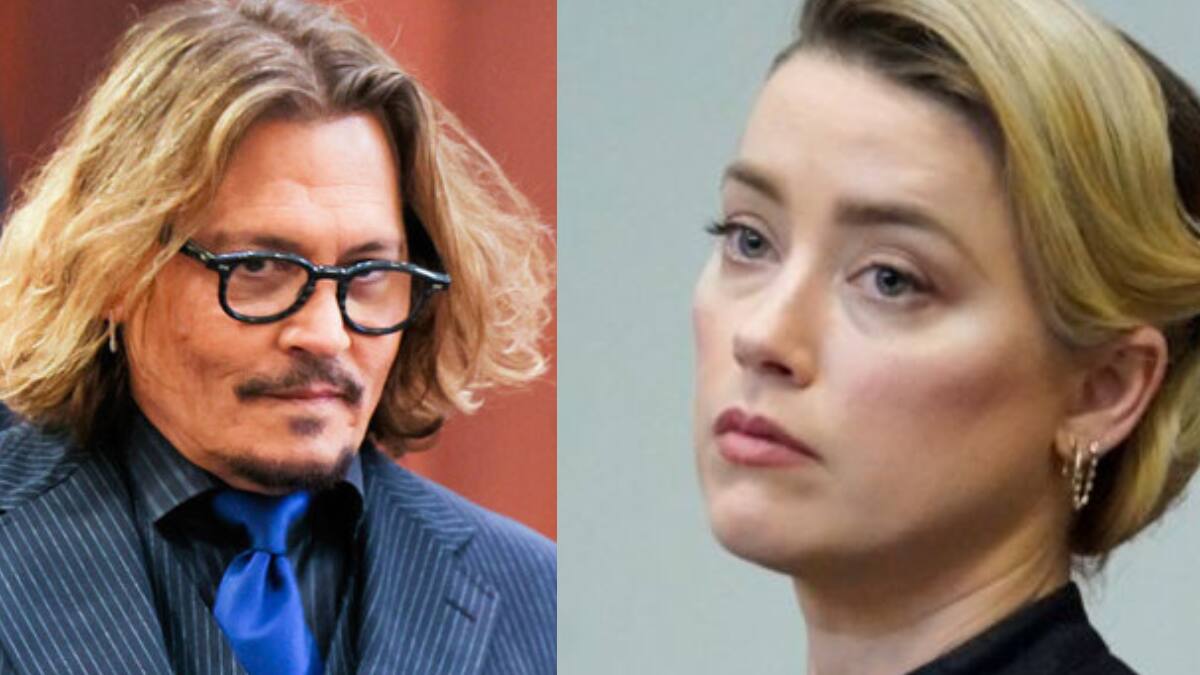 Captan la reacción de Amber Heard al estar cerca de Johnny Depp