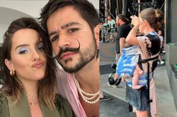 Índigo: capturan cómo luce la hija de Camilo y Evaluna en la última gira del cantante