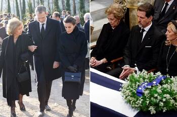 Constantino II: La monarquía europea se hace presente en el funeral del ex rey de Grecia