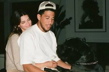 Kendall Jenner celebra con su novio Devin Booker su oro olímpico en Tokio