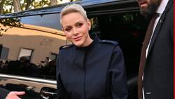Princesa Charlene derrocha elegancia a su regreso a la Semana de la Moda en París