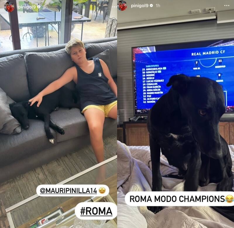 Mauricio Pinilla adoptó a Roma.