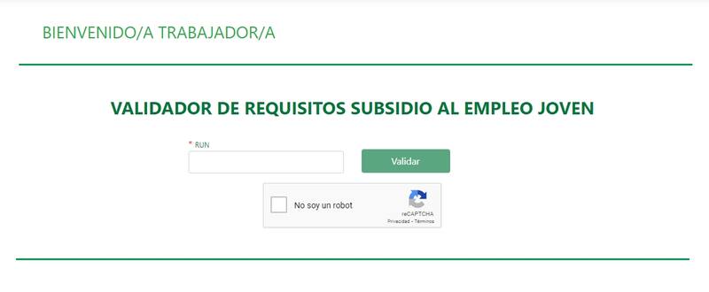 Así es la página web donde puedes revisar si cumples con los requisitos para postular al SEJ.