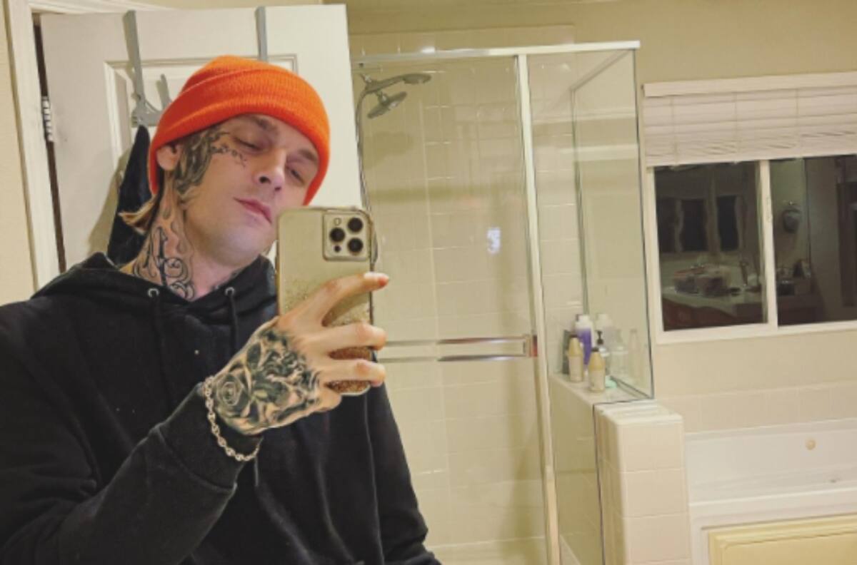 "Estoy derramando lágrimas en el telefono": Aaron Carter anuncia emocionado que fue padre por primera vez
