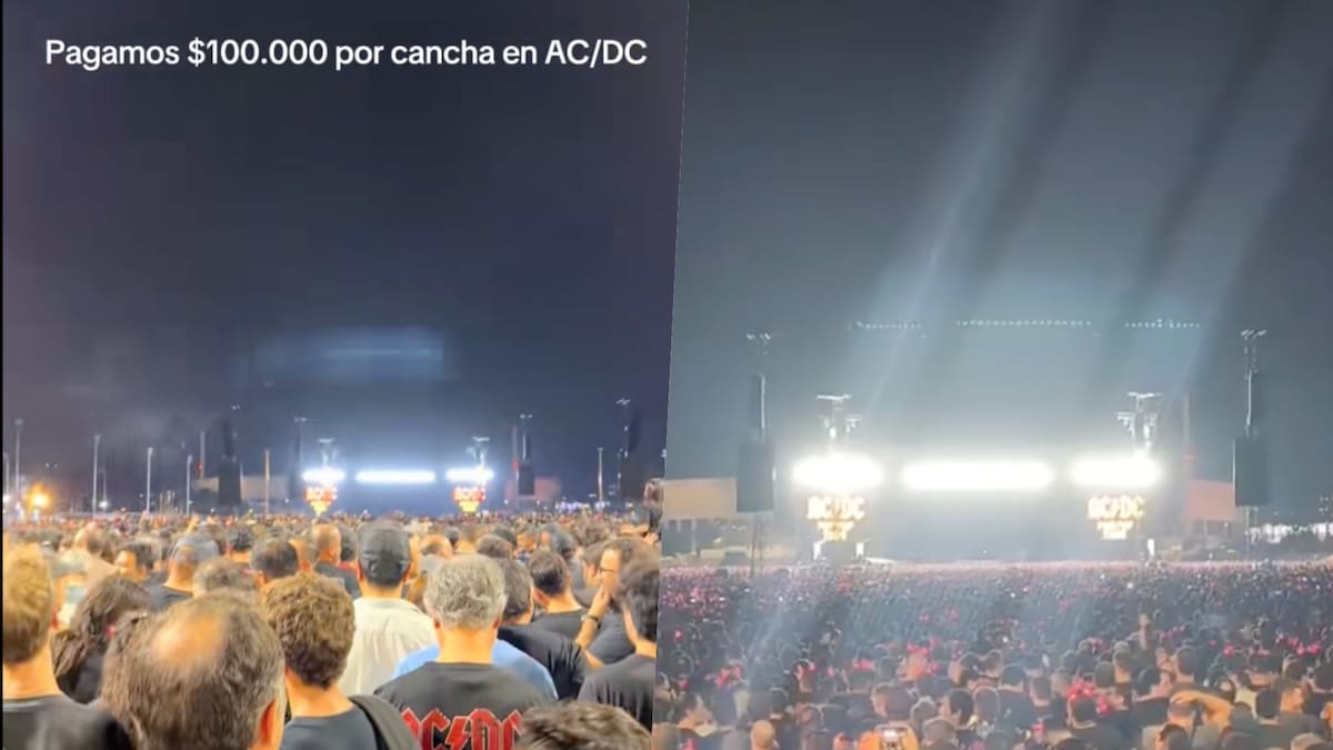VIDEOS | “Una vergüenza”: Organización de AC/DC en Chile recibe duras críticas por condiciones del concierto en el Nacional