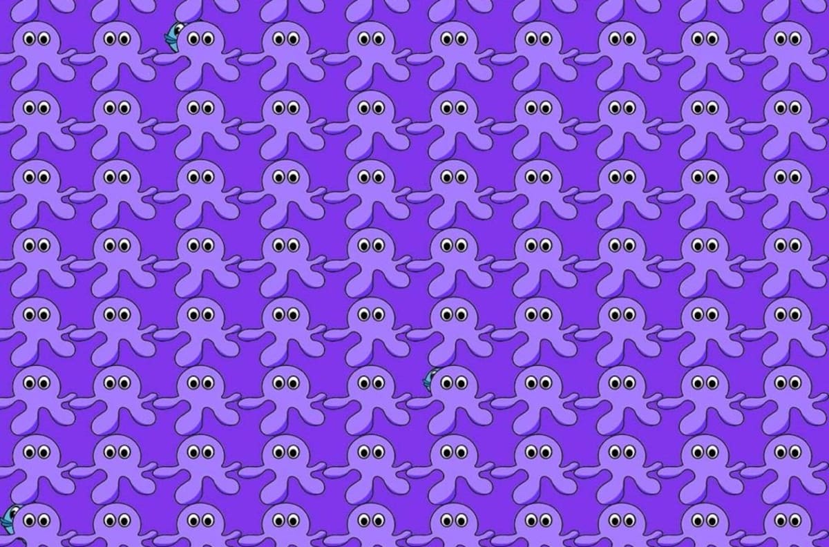 Acertijo visual: Encuentra los peces diferentes del desafío viral en 30 segundos