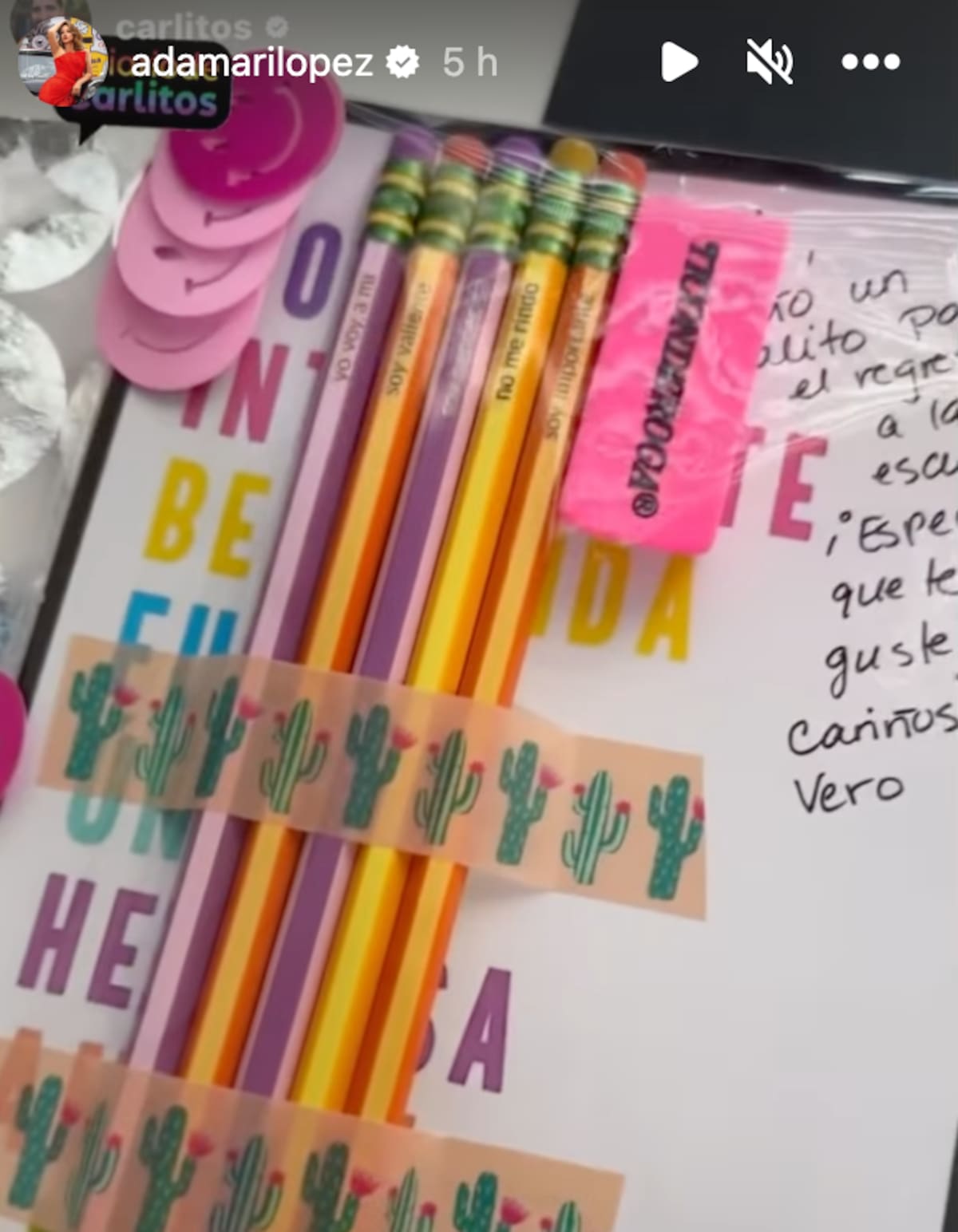 La actriz se prepara para el regreso a clases de su hija