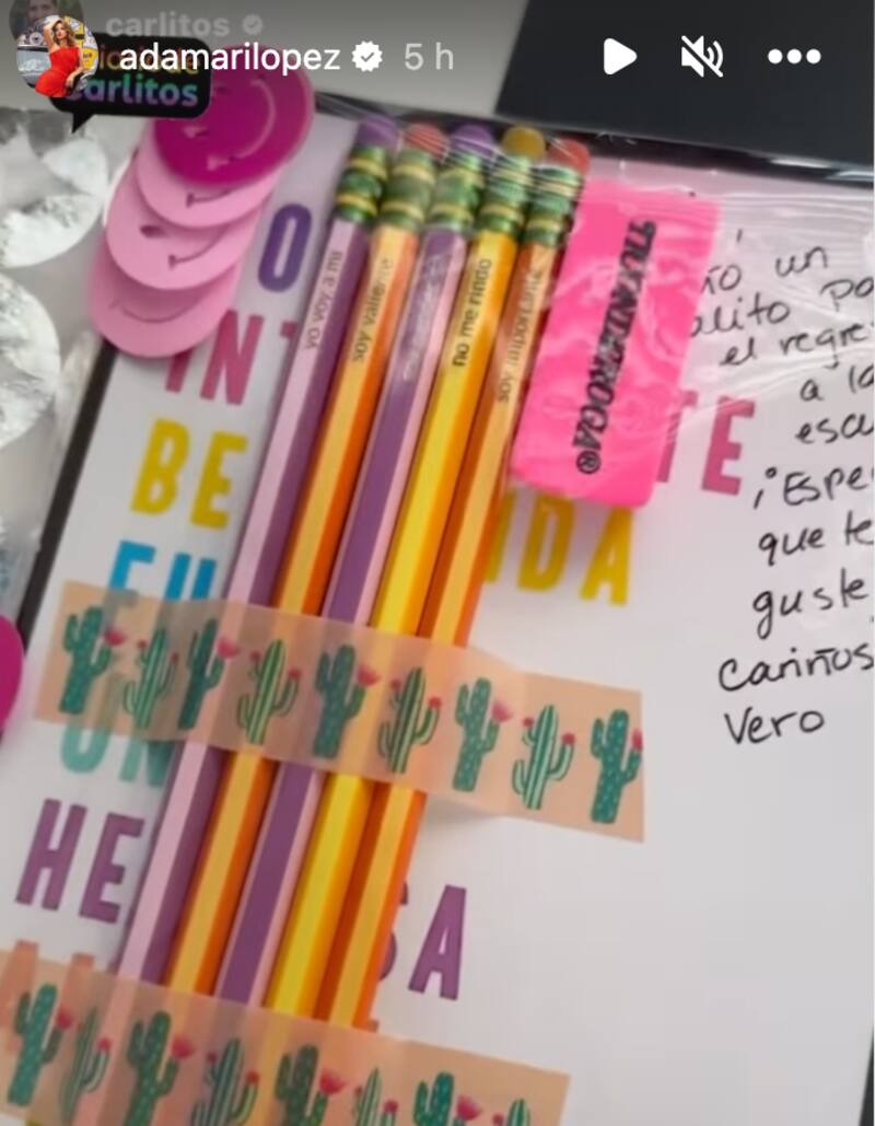 La actriz se prepara para el regreso a clases de su hija