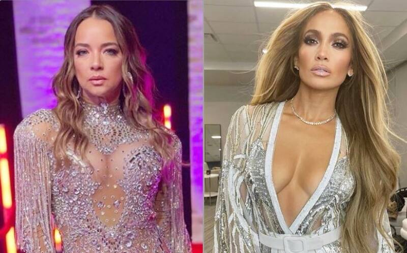 Adamari Lopez  La conductora sorprendió a sus seguidores con un sensual baile al estilo JLo - Créditos: Instagram: @adamarilopez/@jlo