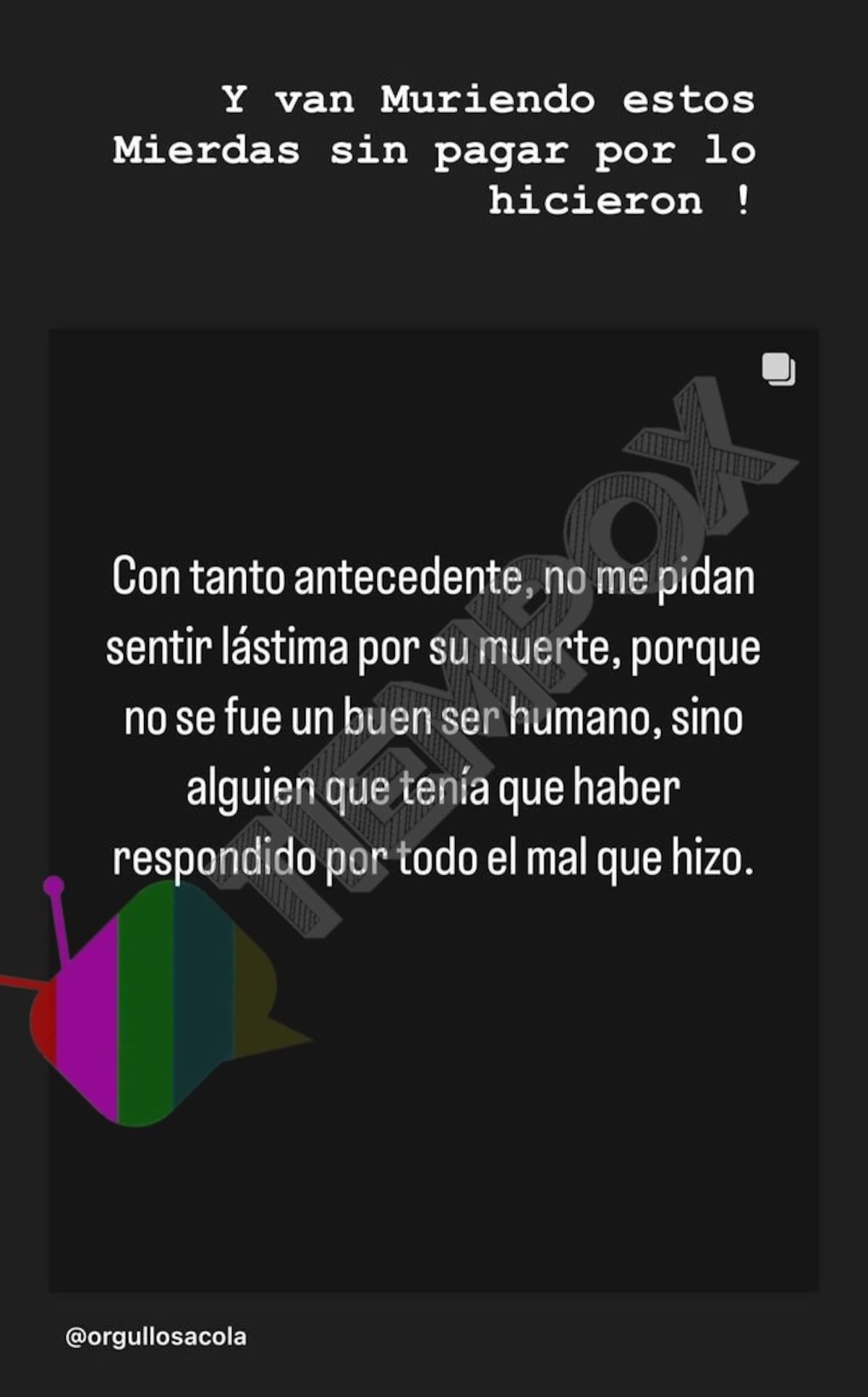 Adela Secall no se quedó callada tras la muerte de Sebastián Piñera. Créditos: Instagram