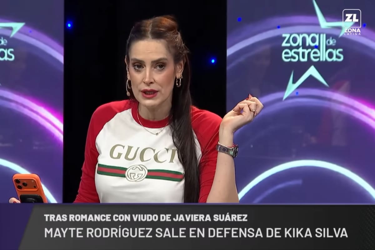 La panelista no se quedó en silencio luego de que Rodriguez defendiera a Silva. Créditos: Zona de Estrellas.