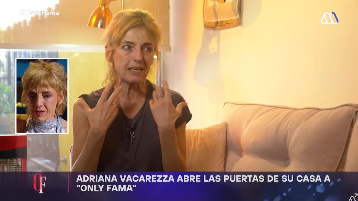 La actriz reapareció tras años alejada de la TV.