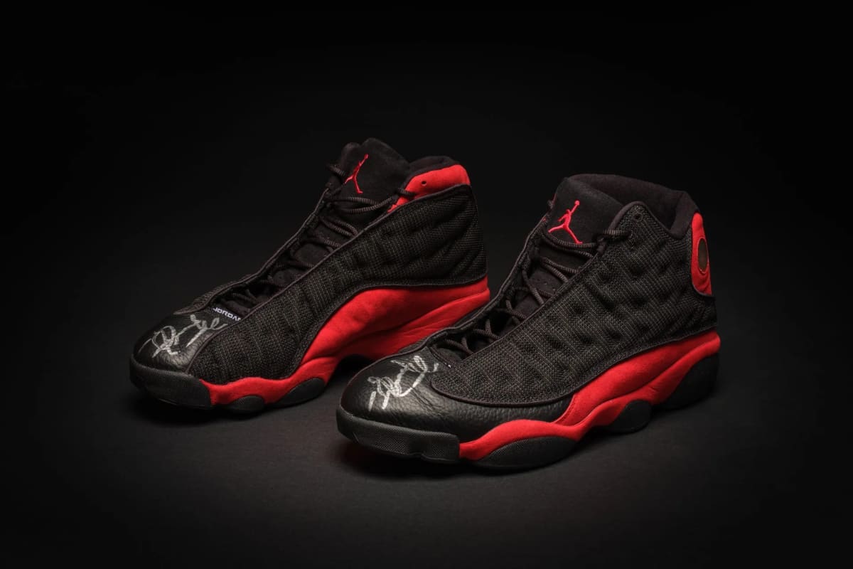 Air Jordan XIII Las zapatillas de Michael Jordan que pueden romper un récord en subasta. - Créditos: EFE