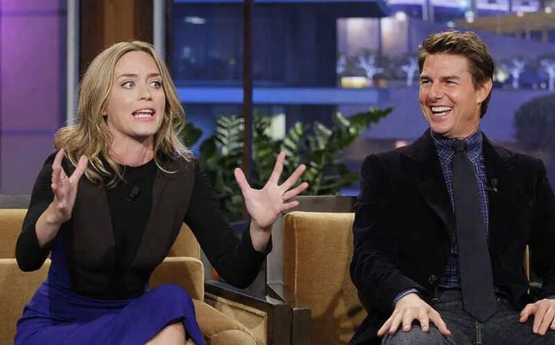 "Al fil del mañana" La vez que Emily Blunt casi termina literalmente con la vida de Tom Cruise - Créditos: NBC