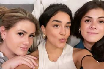 Ale Capetillo se reencuentra en Madrid con Nicole y Paulina Peña, hijas de Peña Nieto