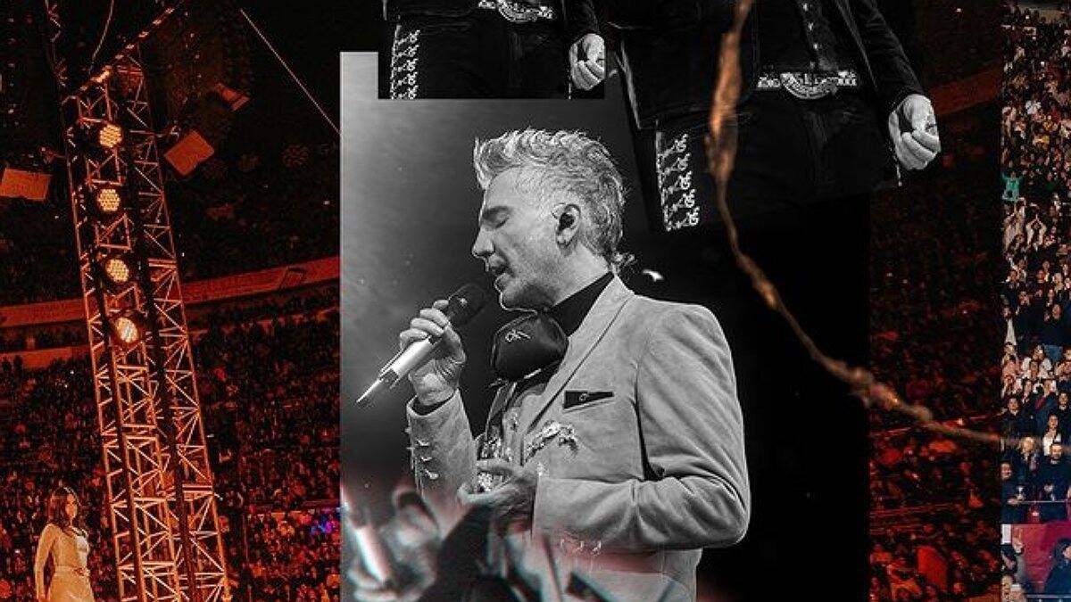 En pleno concierto, Alejandro Fernández se entera que será otra vez abuelo