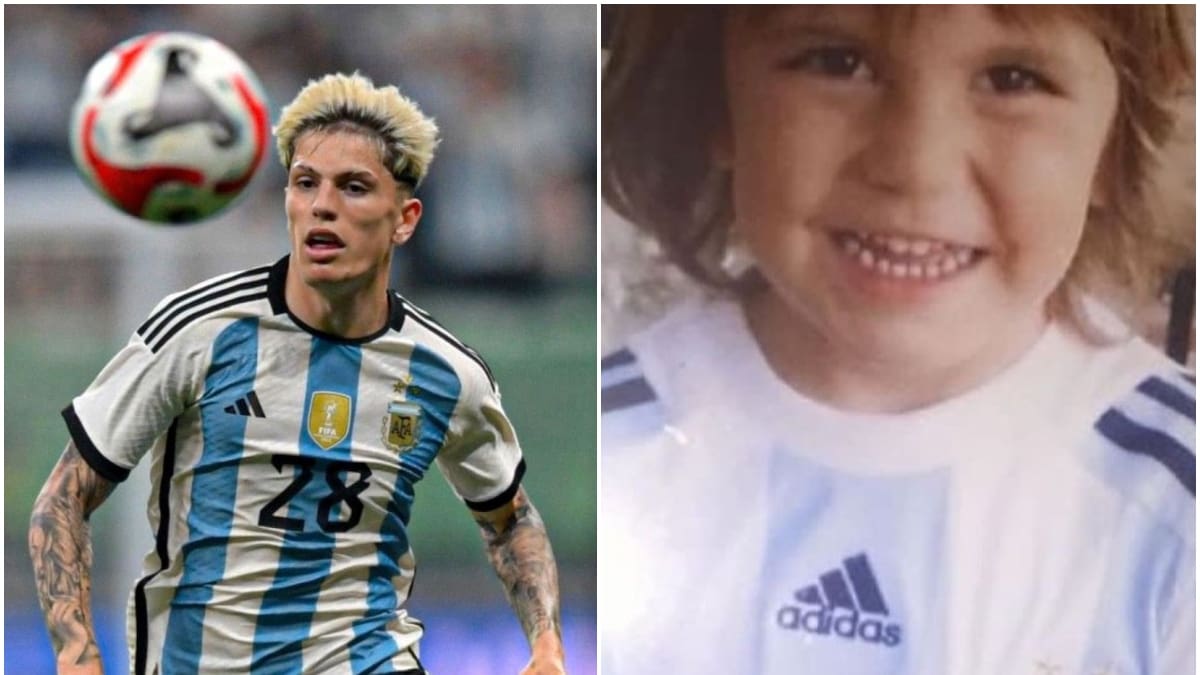 Alejandro Garnacho publicó emotivo mensaje tras debutar con la Selección Argentina