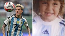 Alejandro Garnacho publicó emotivo mensaje tras debutar con la Selección Argentina