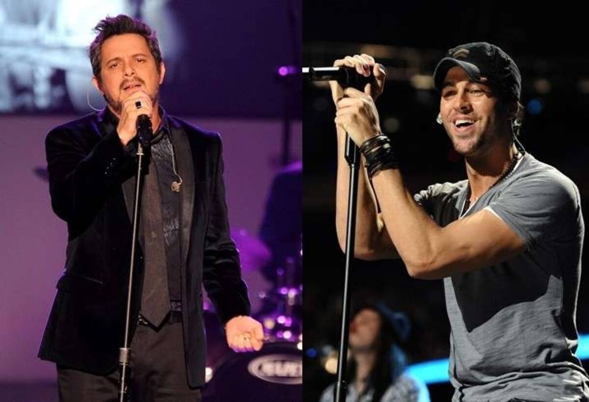 Alejandro Sanz y Enrique Iglesias - Créditos: Especial