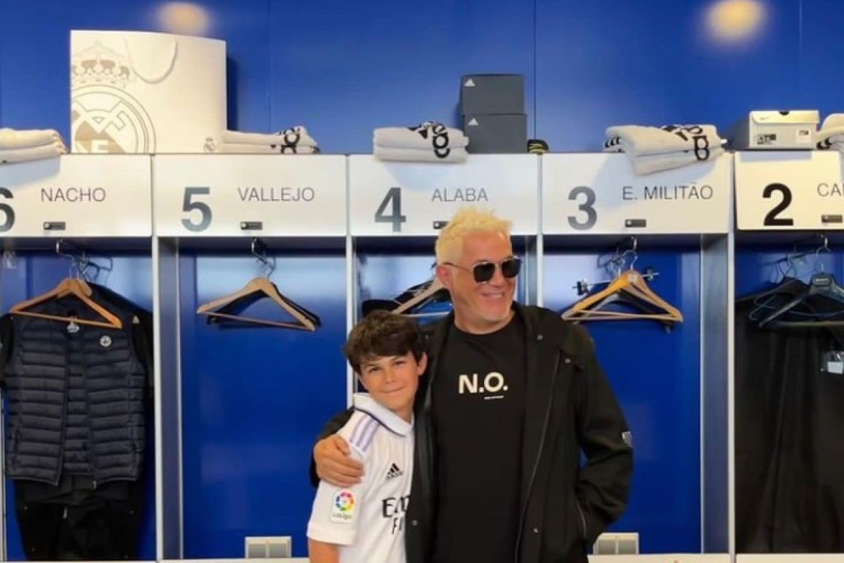 Alejandro Sanz y su hijo Dylan El español disfrutó de un día en su club favorito, el Real Madrid - Créditos: Instagram: @alejandrosanz