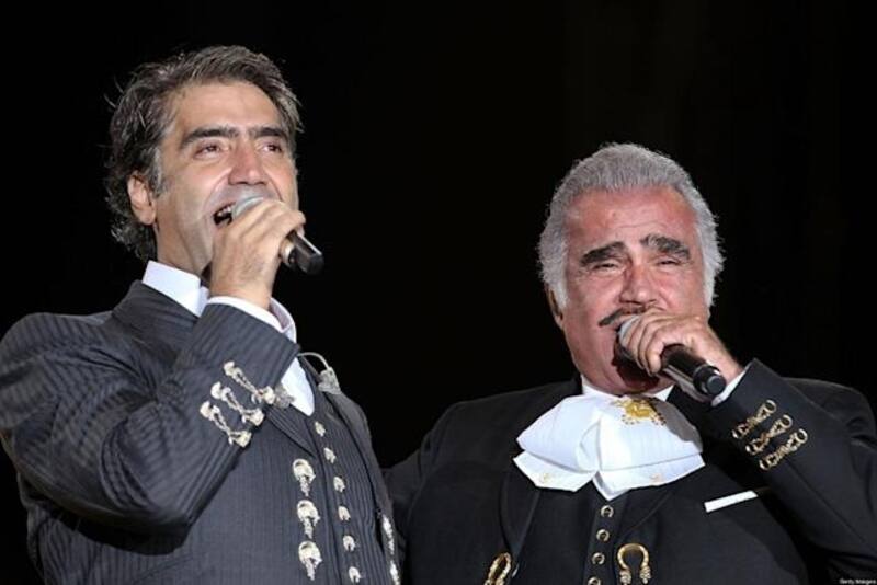 Alejandro y Vicente Fernández - Créditos: Especial