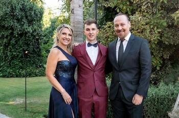 "Sean inmensamente felices": El emotivo mensaje de Alfredo Alonso al hijo de Macarena Tondreau, Gianpiero Sampieri, por su matrimonio