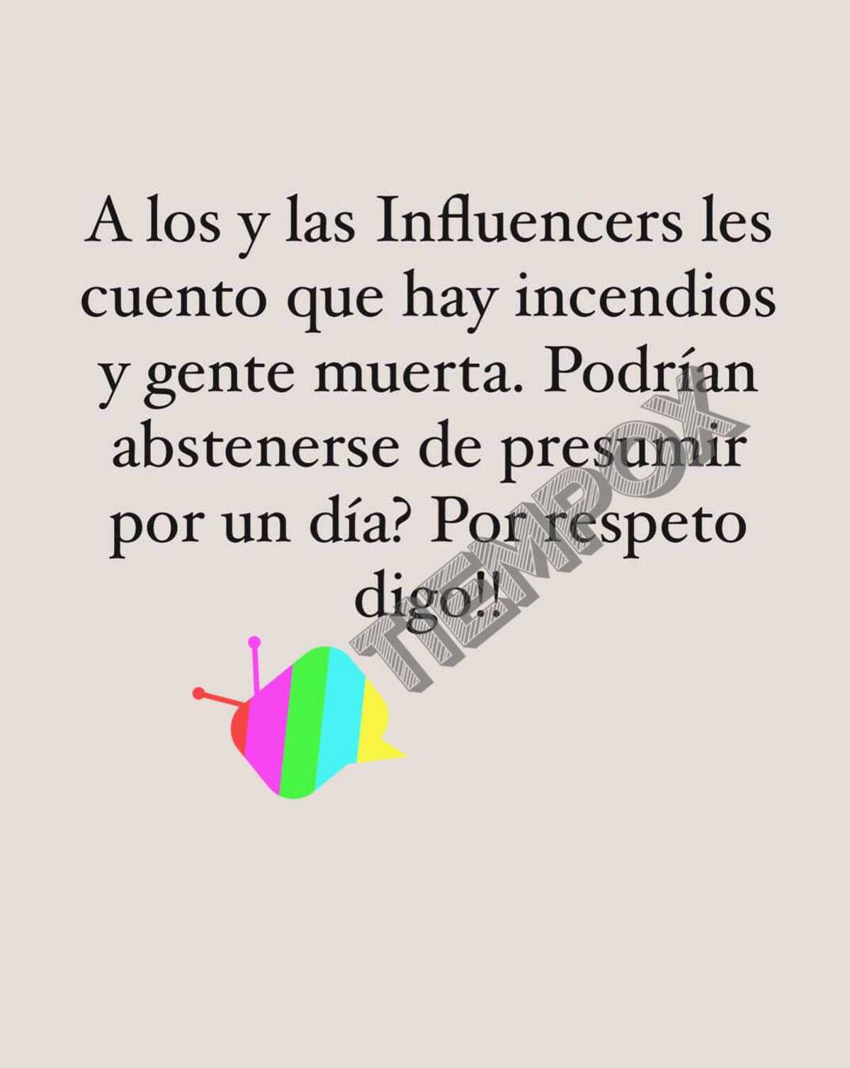 y su crítica a los influencers