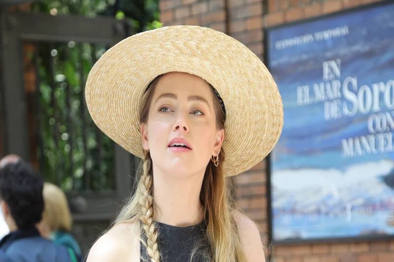 Amber Heard  En los últimos días Amber ha sido captada en las calles de España.  - Créditos: Twitter
