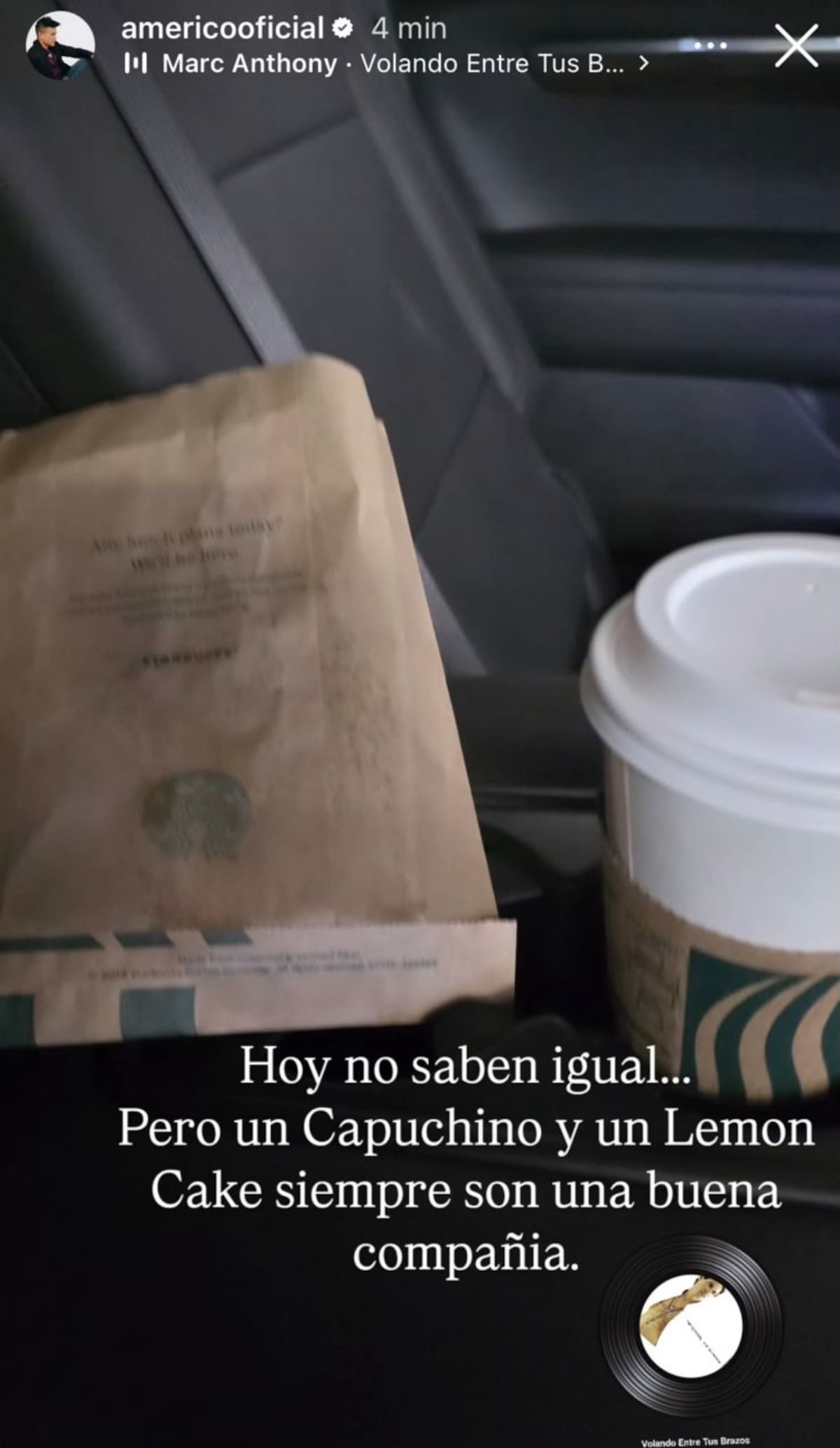 El artista reapareció en sus redes sociales.