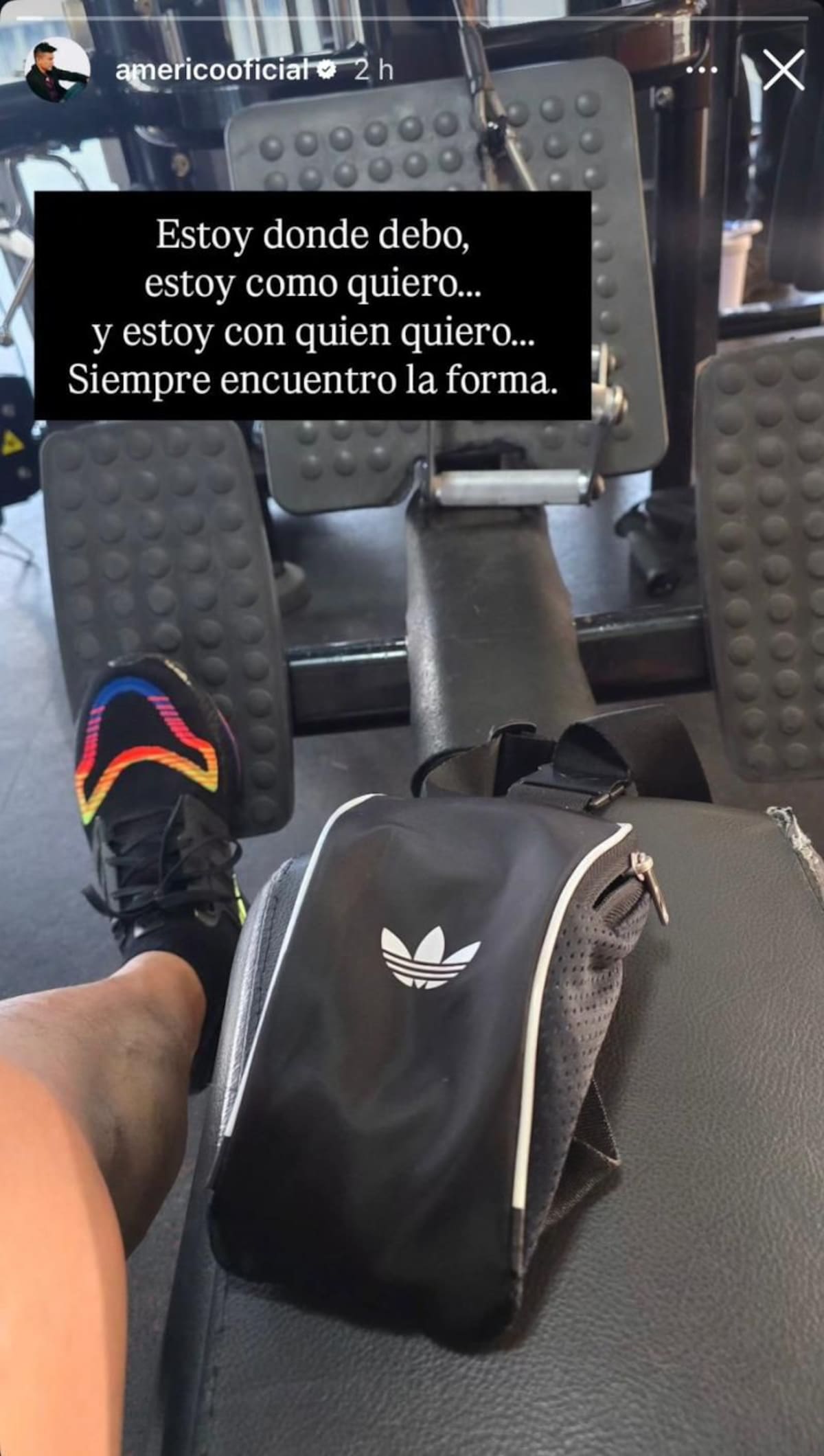 a través de su Instagram.
Foto: captura Instagram