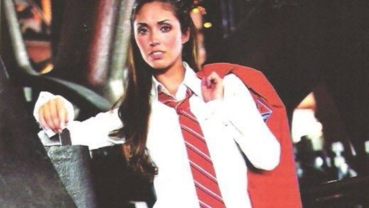 La cantante interpretó a Mia Colucci en la telenovela "Rebelde".