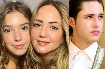 Andrea Legarreta comparte por primera vez una fotografía junto al novio de su hija Mía Rubín